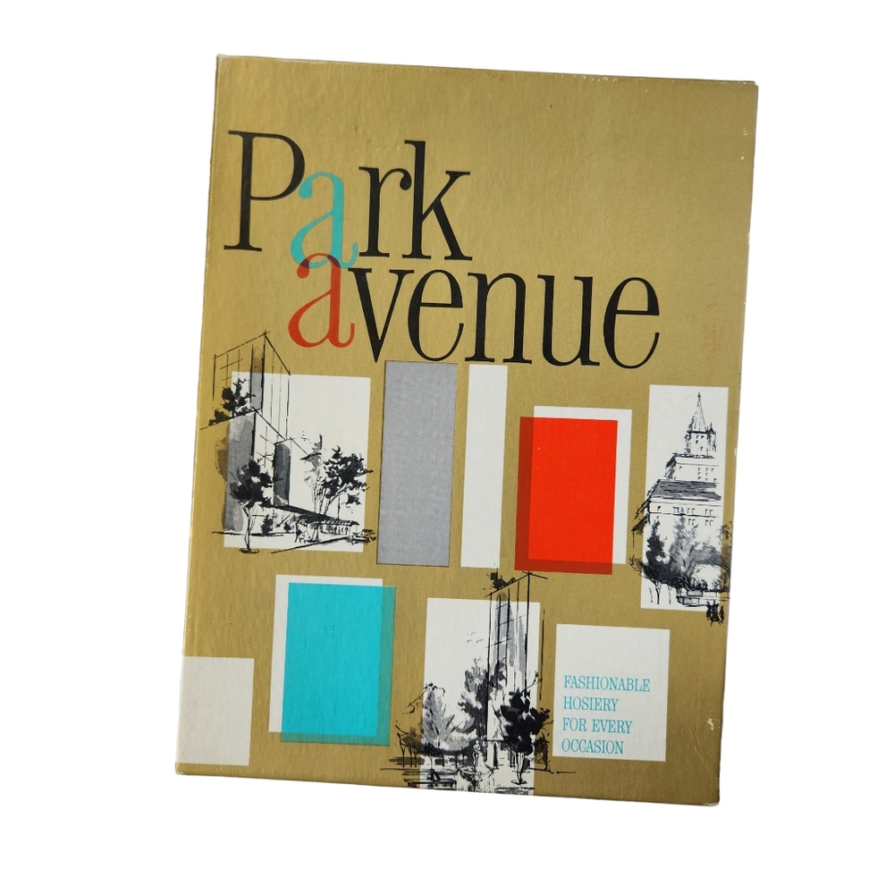 Vintage Park Avenue Thigh High Stockings 3 pairs Unused